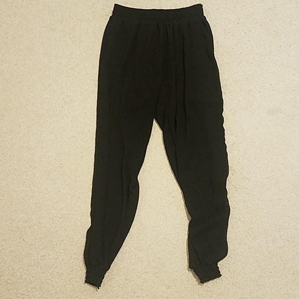 Black see through pants